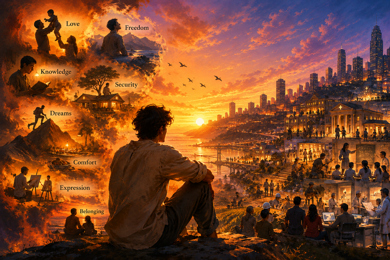 Society arises out of the wants of Man